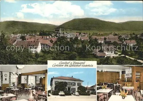 Griessen Klettgau Gasthof z. Brauerei / Klettgau /Waldshut LKR