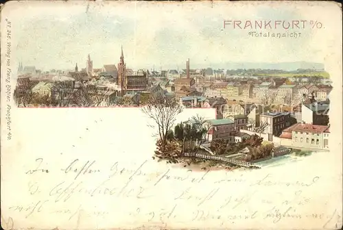 Frankfurt Oder Totalansicht  / Frankfurt Oder /Frankfurt Oder Stadtkreis