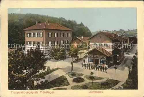 Muensingen Truppenuebungsplatz Lagereingang / Muensingen /Reutlingen LKR