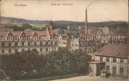 Pforzheim Blick auf Pforzheim / Pforzheim /Enzkreis LKR