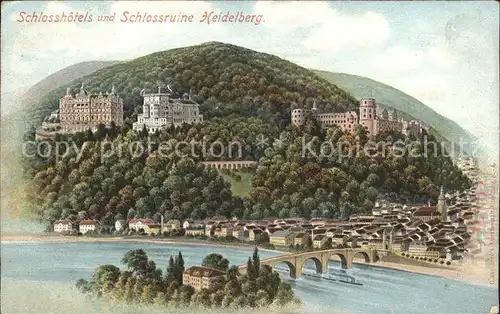 Heidelberg Neckar Schlosshotels Schlossruine / Heidelberg /Heidelberg Stadtkreis
