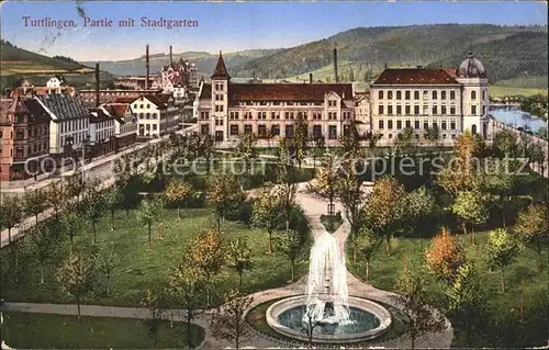 Tuttlingen Partie mit Stadtgarten / Tuttlingen /Tuttlingen LKR