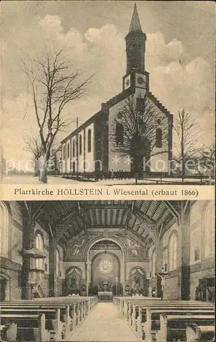 Hoellstein Pfarrkirche / Steinen /Loerrach LKR