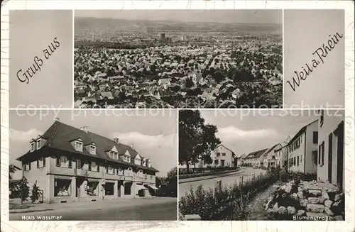 Weil am Rhein Haus Wassmer Blumenstrasse / Weil am Rhein /Loerrach LKR