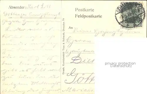 Goettingen Niedersachsen 2. Kurhess Inf. Regt. Nr. 82 / Goettingen /Goettingen LKR