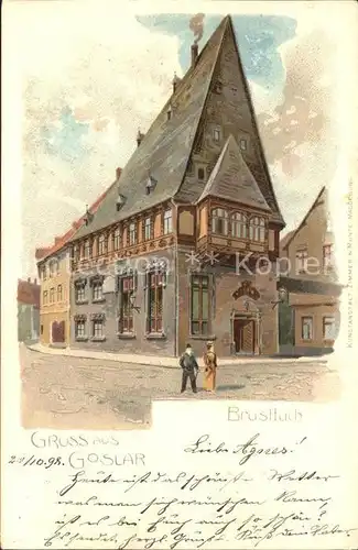 Goslar Haus Brusstuch Kuenstlerkarte  / Goslar /Goslar LKR