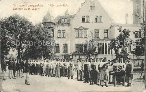 Koenigsbrueck Truppenuebungsplatz Schmorkauer Lager / Koenigsbrueck /Bautzen LKR