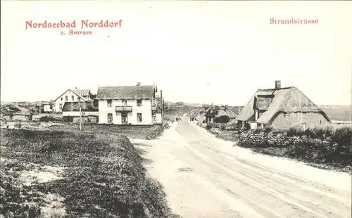Norddorf Amrum Strandstrasse / Norddorf /Nordfriesland LKR