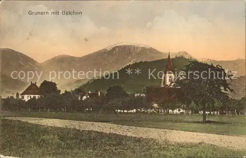 Grunern mit Belchen / Staufen im Breisgau /Breisgau-Hochschwarzwald LKR