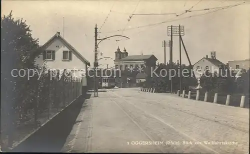 Oggersheim Strassenbahn Wallfahrtskirche / Ludwigshafen am Rhein /Ludwigshafen Rhein Stadtkreis