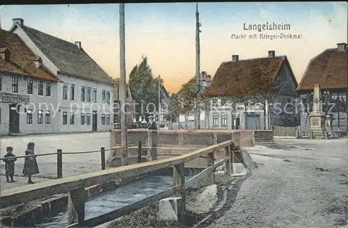 Langelsheim Marktplatz  / Langelsheim /Goslar LKR