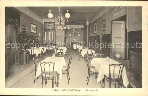 Hannover Hotel Restaurant Battermann Kaiser Wilhelm-Zimmer / Hannover /Region Hannover LKR