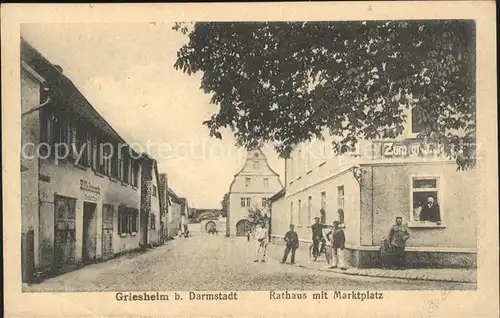 Griesheim Hessen Rathaus Marktplatz / Griesheim /Darmstadt-Dieburg LKR