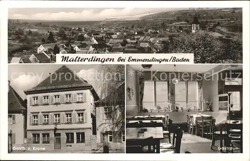 Malterdingen Gasthaus Zur Krone / Malterdingen /Emmendingen LKR