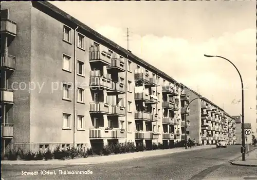 Schwedt Thaelmannstrasse Plattenbau / Schwedt /Uckermark LKR