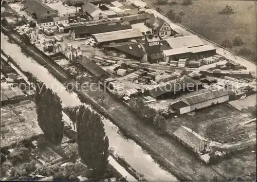 Nuernberg Fliegeraufnahme Gustav Kienzle Holzgrosshandlung / Nuernberg /Nuernberg Stadtkreis