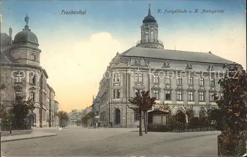 Frankenthal Pfalz Postgebaeude und Amtsgericht / Frankenthal (Pfalz) /Frankenthal Pfalz Stadtkreis