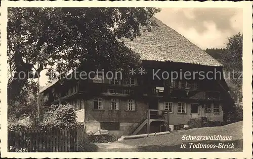 Todtmoos Schwarzwaldhaus / Todtmoos /Waldshut LKR