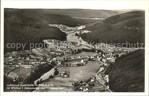 Enzkloesterle Fliegeraufnahme / Enzkloesterle /Calw LKR