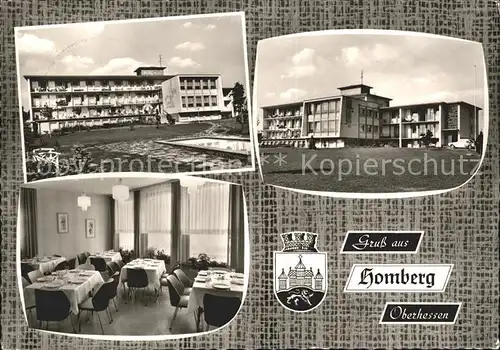 Homberg Ohm Sanatorium am hohen Berg / Homberg (Ohm) /Vogelsbergkreis LKR