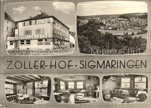 Sigmaringen Restaurant Zoller-Hof / Sigmaringen /Sigmaringen LKR