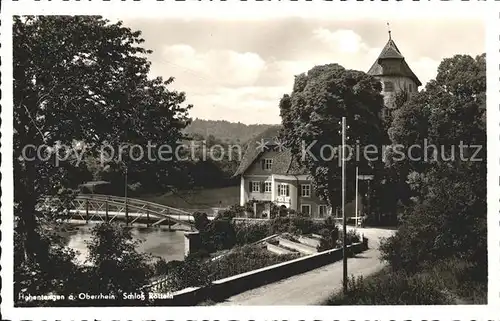 Hohentengen Hochrhein Schloss Roetteln / Hohentengen /Waldshut LKR