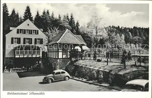 Leopoldstal Lippe Waldrestaurant Silbermuehle Autos / Horn-Bad Meinberg /Lippe LKR