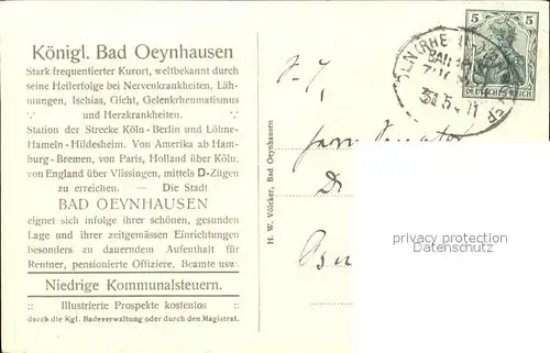 Bad Oeynhausen Kurhaus / Bad Oeynhausen /Minden-Luebbecke LKR