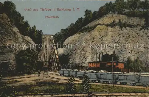 Kalkberge Foerderbahn Tiefbau / Ruedersdorf /Maerkisch-Oderland LKR