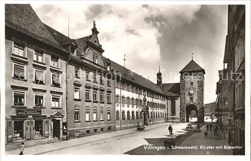 Villingen-Schwenningen Kloster mit Bickentor / Villingen-Schwenningen /Schwarzwald-Baar-Kreis LKR