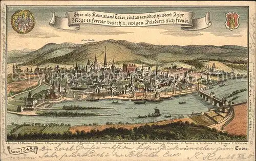 Trier Stich von 1548 / Trier /Trier Stadtkreis