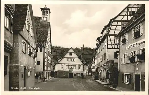 Niedernhall Marktplatz / Niedernhall /Hohenlohekreis LKR