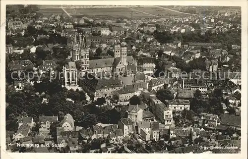 Naumburg Saale Fliegeraufnahme / Naumburg /Burgenlandkreis LKR