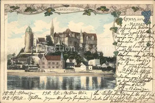 Meissen Elbe Sachsen Albrechtsburg / Meissen /Meissen LKR