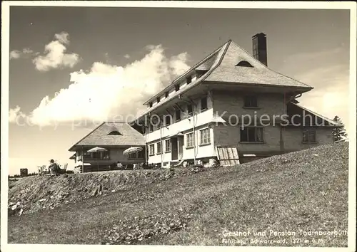 Todtnau Gasthaus Pension Todtnauhuette / Todtnau /Loerrach LKR