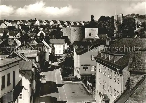 Herborn Hessen Schlossstrasse und Kirche / Herborn /Lahn-Dill-Kreis LKR