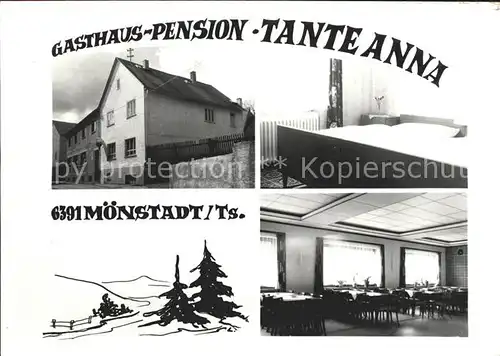 Moenstadt Gasthaus Pension Tante Anna / Graevenwiesbach /Hochtaunuskreis LKR