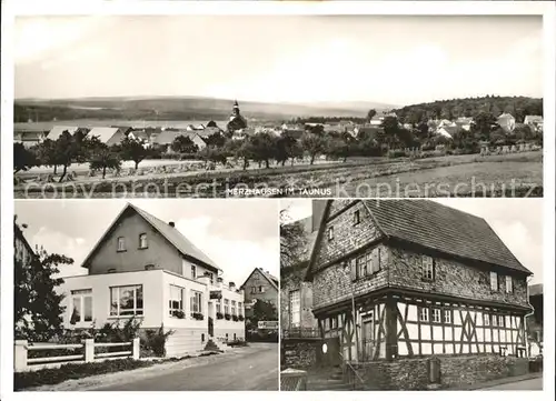 Merzhausen Taunus Gasthaus Pension Schoene Aussicht Herbert Nebel / Usingen /Hochtaunuskreis LKR