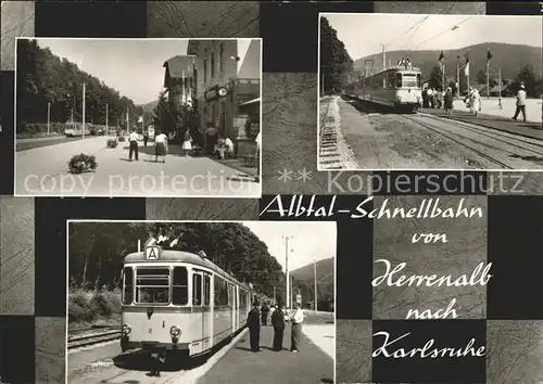 Bad Herrenalb Albtal-Schnellbahn  / Bad Herrenalb /Calw LKR