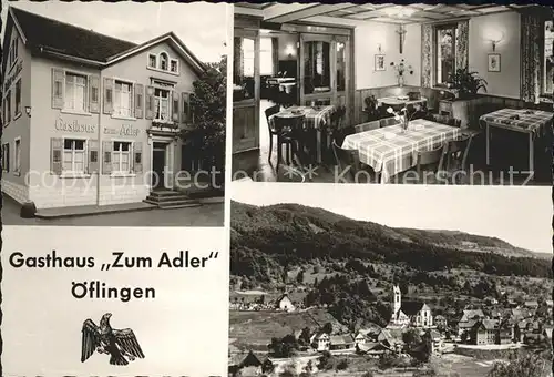 oeflingen Gasthaus zum Adler Ernst Schlachter / Wehr /Waldshut LKR