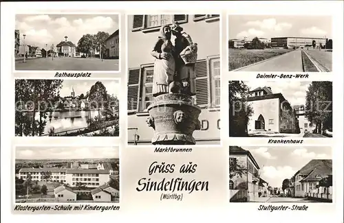 Sindelfingen Daimler Benz Werk  Marktbrunnen / Sindelfingen /Boeblingen LKR