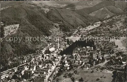 Oppenau Fliegeraufnahme / Oppenau Schwarzwald /Ortenaukreis LKR