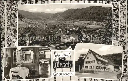 Gosbach Gasthaus zum Hirsch / Bad Ditzenbach /Goeppingen LKR