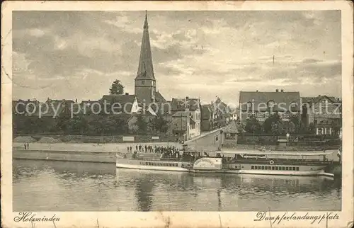 Holzminden Weser Dampferlandungsstelle / Holzminden /Holzminden LKR