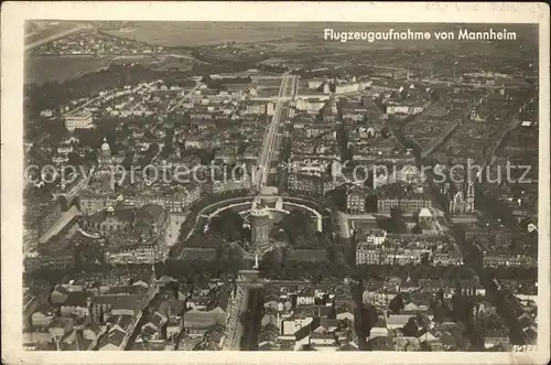 Mannheim Fliegeraufnahme / Mannheim /Mannheim Stadtkreis