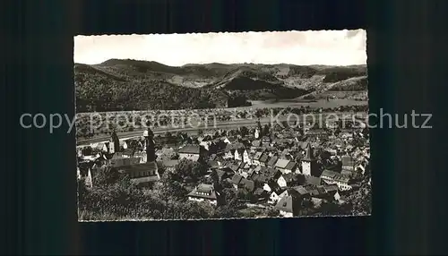 Gengenbach Blick vom Bergle / Gengenbach Schwarzwald /Ortenaukreis LKR