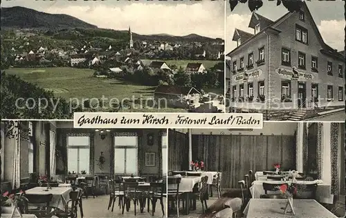 Lauf Baden Gasthaus zum Hirsch / Lauf /Ortenaukreis LKR