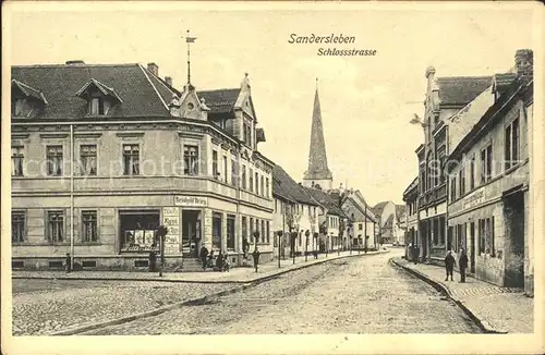 Sandersleben Schlossstrasse / Sandersleben /Mansfeld-Suedharz LKR