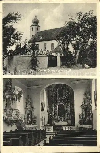 Oberspiesheim Kirche innen aussen / Kolitzheim /Schweinfurt LKR