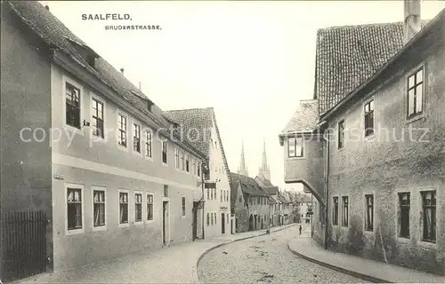 Saalfeld Saale Bruderstrasse / Saalfeld /Saalfeld-Rudolstadt LKR